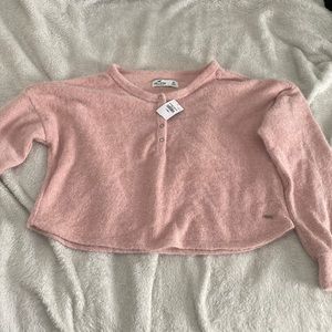 brand new hollister crop long sleeve